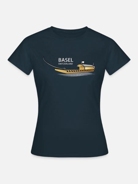 FAEHRI SCHIFF BASEL - Frauen T-Shirt - Navy