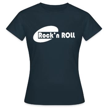 Rock Music Rock and Roll - Women's T-Shirt - navy - Front - AI Model Female 172 dark (172cm)