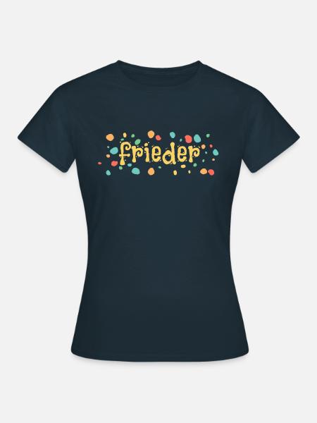 frieder - Frauen T-Shirt - Navy