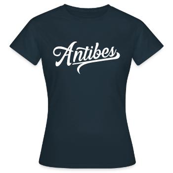 Antibes - T-shirt Femme - marine - Devant - AI Model Female 172 dark (172cm)