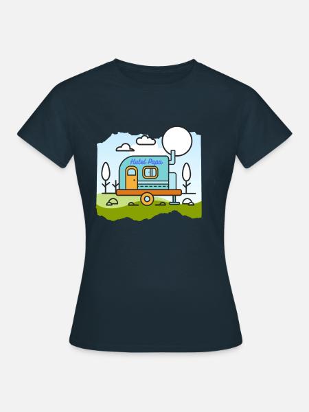 Hotel Papa - Frauen T-Shirt - Navy