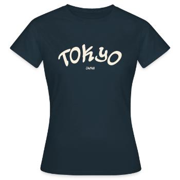 Tokyo - Japon - Japonais - Asie - Asie - T-shirt Femme - marine - Devant - AI Model Female 172 dark (172cm)