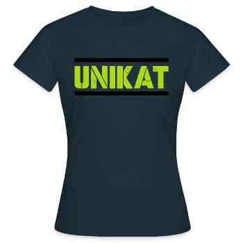 Unique - Women's T-Shirt - navy - Front - AI Model Female 172 dark (172cm)