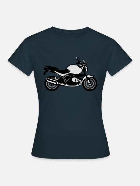 motorrad Roadster - Frauen T-Shirt - Navy