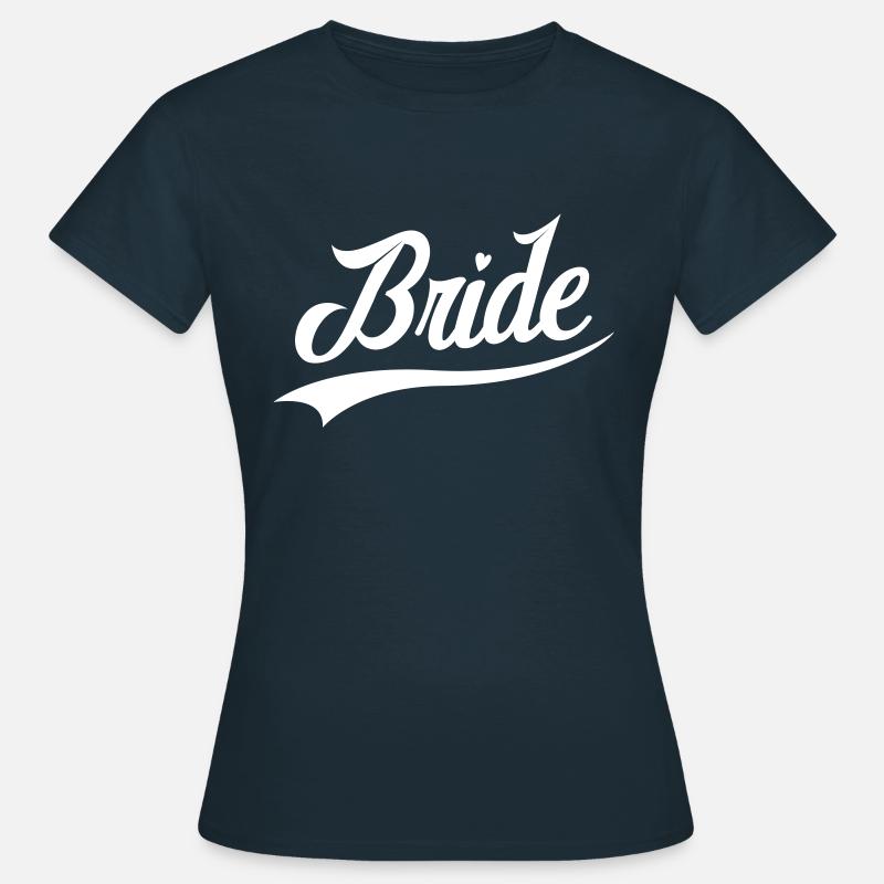 bride - Women's T-Shirt - navy
