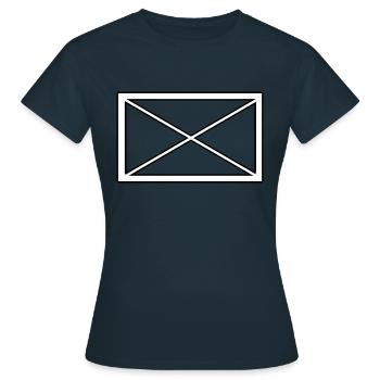 Jägertruppe Signe tactique Bundeswehr - T-shirt Femme - marine - Devant - AI Model Female 172 dark (172cm)