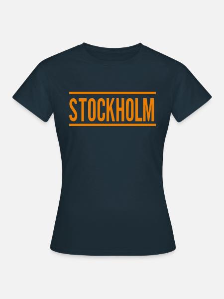 Stockholm - Frauen T-Shirt - Navy