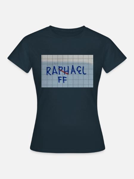 Raffael nicht Raphael - Frauen T-Shirt - Navy