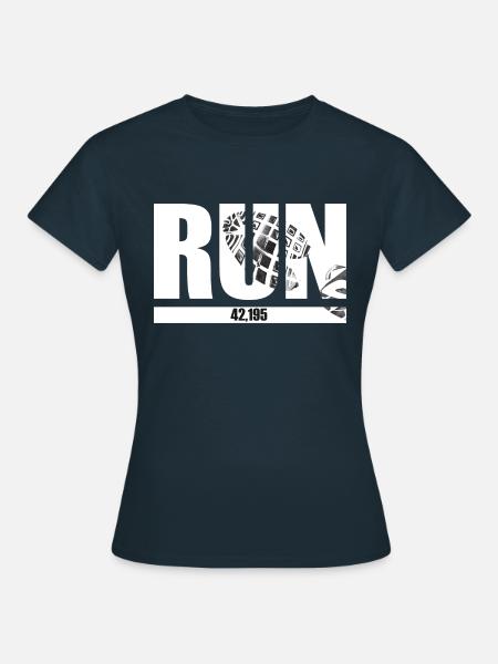 Conception de course cool - T-shirt Femme - marine