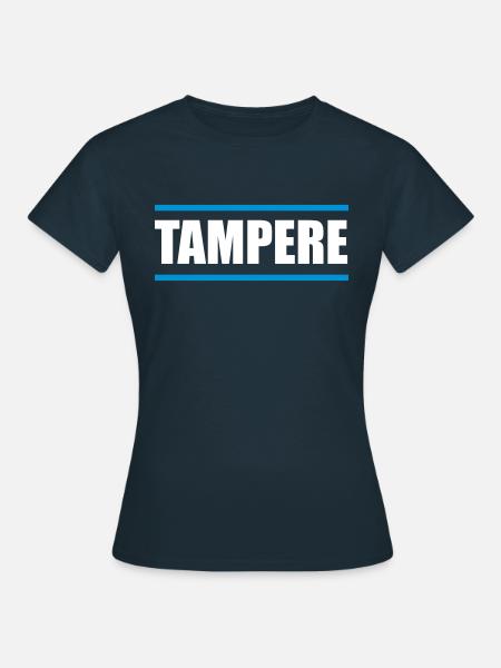 Tampere - Frauen T-Shirt - Navy