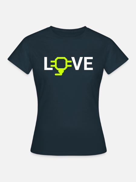 love 3d printing - Frauen T-Shirt - Navy