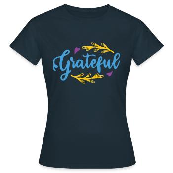 RECONNAISSANT - T-shirt Femme - marine - Devant - AI Model Female 172 dark (172cm)