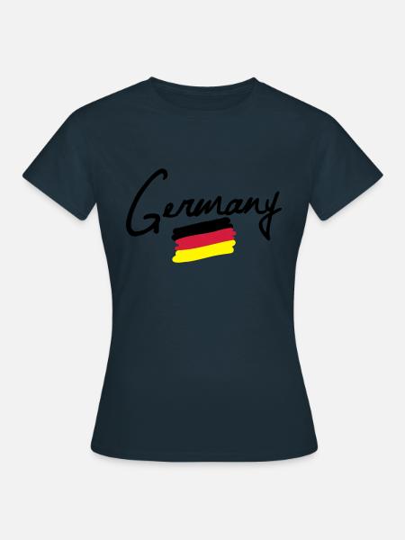 germany - Frauen T-Shirt - Navy