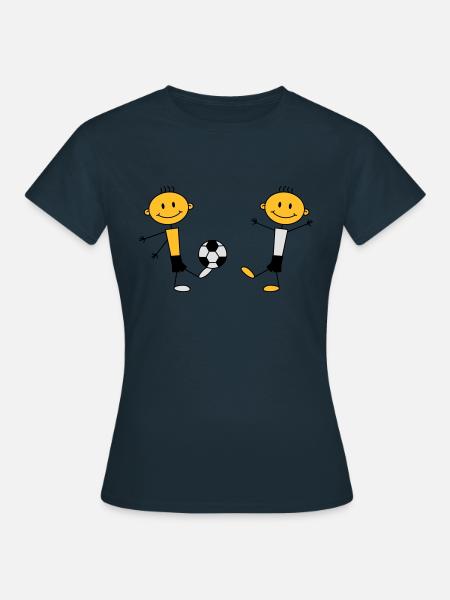 Play Soccer Boys - Frauen T-Shirt - Navy