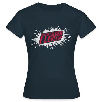 Vieillir - T-shirt Femme - marine - Devant - AI Model Female 172 dark (172cm)