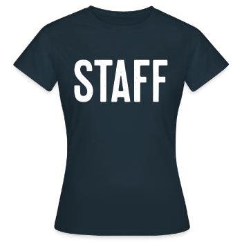 STAFF - T-shirt Femme - marine - Devant - AI Model Female 172 dark (172cm)