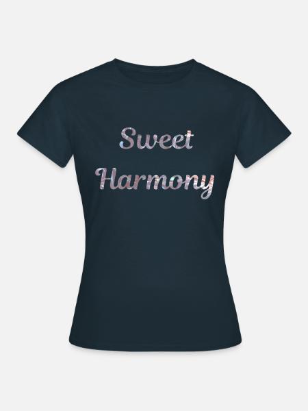 Süße Harmonie - Frauen T-Shirt - Navy