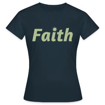 Foi - T-shirt Femme - marine - Devant - AI Model Female 172 dark (172cm)