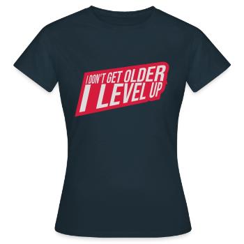 Vieillir - T-shirt Femme - marine - Devant - AI Model Female 172 dark (172cm)