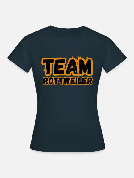 Team Rottweiler - Frauen T-Shirt - Navy