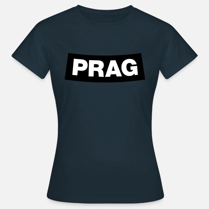 Prague Chapter Element (Bachelor Party MC Rocker Design) - Women's T-Shirt - navy