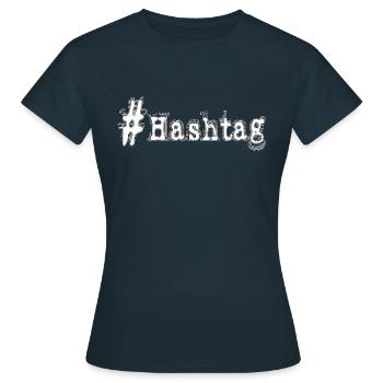 #1 - T-shirt Femme - marine - Devant - AI Model Female 172 dark (172cm)
