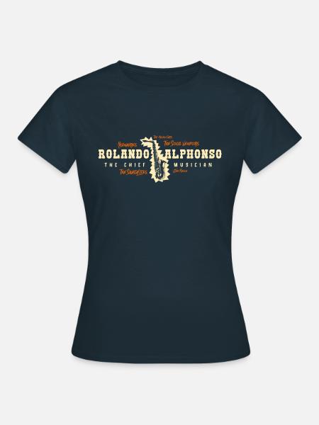 Rolando Alphonso DER CHEFMUSIKER - Frauen T-Shirt - Navy