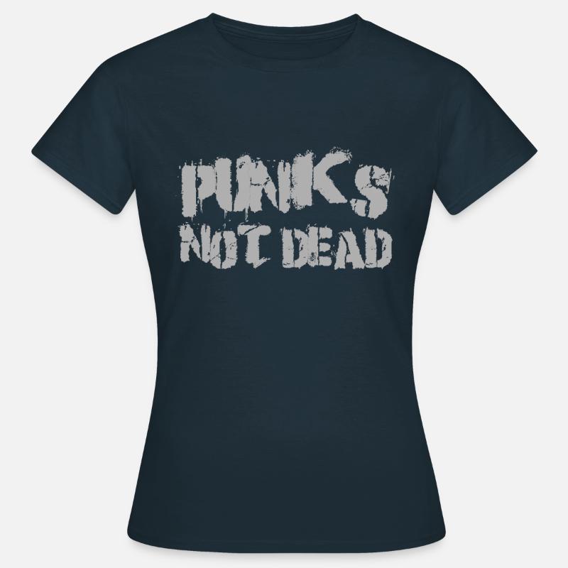 Punks not Dead - Women's T-Shirt - navy