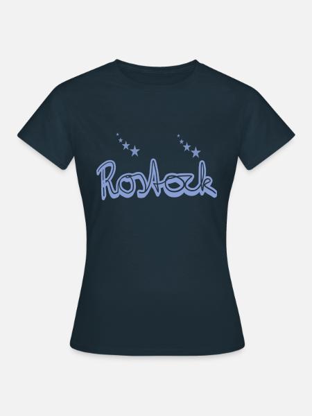 Rostock - Frauen T-Shirt - Navy