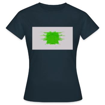 Cube d’éclat - T-shirt Femme - marine - Devant - AI Model Female 172 dark (172cm)