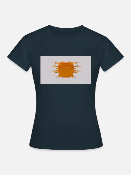 Splitter- Würfel - Frauen T-Shirt - Navy