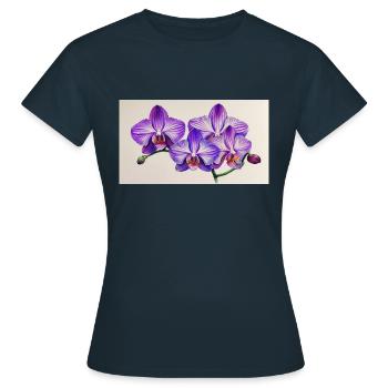Orkedea lilas - T-shirt Femme - marine - Devant - AI Model Female 172 dark (172cm)