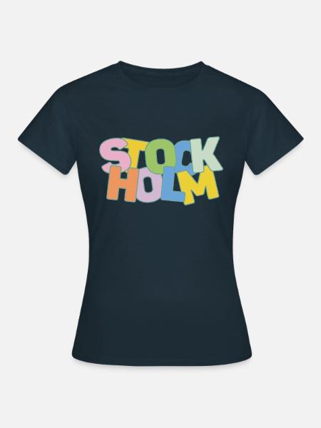 Stockholm - Frauen T-Shirt - Navy