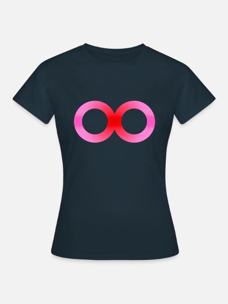 Acht Unendlichkeit 4 - Frauen T-Shirt - Navy
