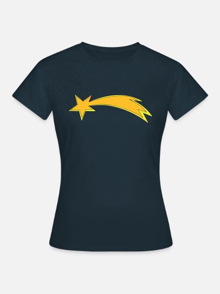 christmas star - Frauen T-Shirt - Navy