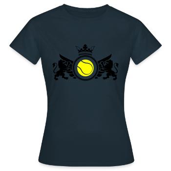 Emblème de tennis - T-shirt Femme - marine - Devant - AI Model Female 172 dark (172cm)