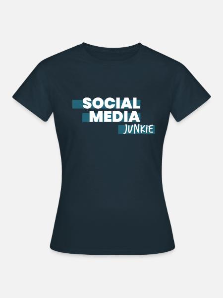 SM Junkie 1 - Frauen T-Shirt - Navy