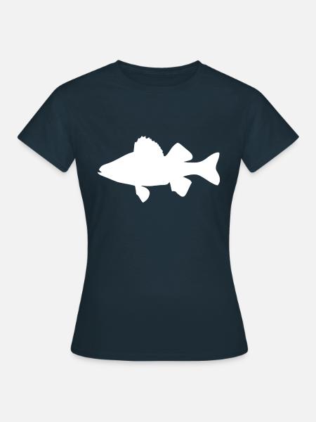Barsch weiß - Frauen T-Shirt - Navy