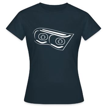 Headlight E Class right - Women's T-Shirt - navy - Front - AI Model Female 172 dark (172cm)