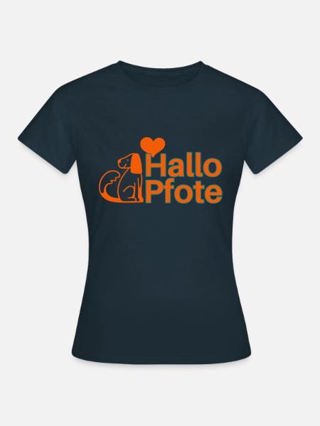 Hallo Pfote! - Frauen T-Shirt - Navy