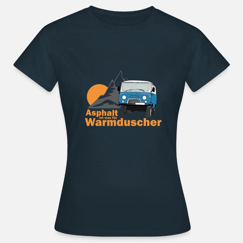 UAZ - Asphalt is something for hot showerers - Women's T-Shirt - navy