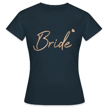 Chemise bride - T-shirt Femme - marine - Devant - AI Model Female 172 dark (172cm)