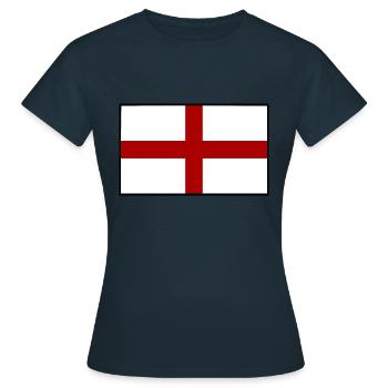 angleterre - T-shirt Femme - marine - Devant - AI Model Female 172 dark (172cm)