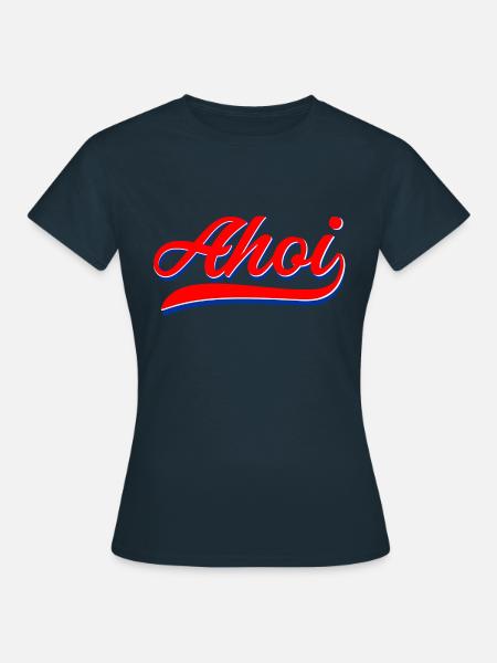 Ahoi - Frauen T-Shirt - Navy