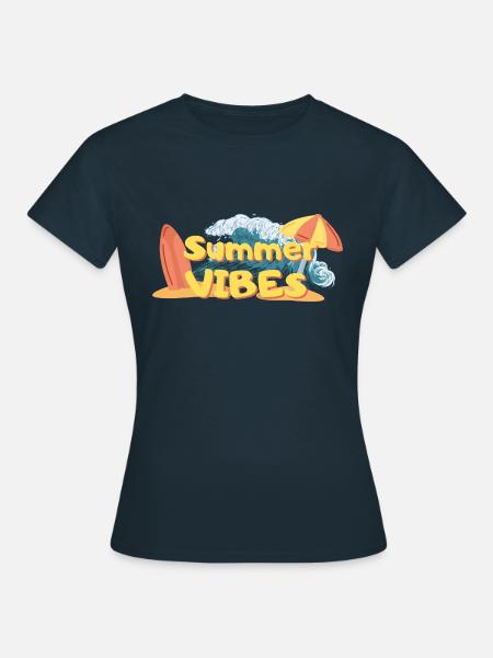 Summer Vibes - Frauen T-Shirt - Navy