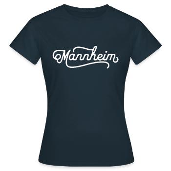 Mannheim - T-shirt Femme - marine - Devant - AI Model Female 172 dark (172cm)