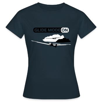 Glider Gliding Glider Glider Pilot Pilot - Women's T-Shirt - navy - Front - AI Model Female 172 dark (172cm)