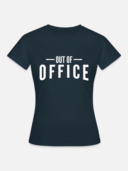 Out of Office - Frauen T-Shirt - Navy