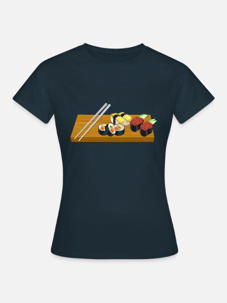 Sushi - Frauen T-Shirt - Navy