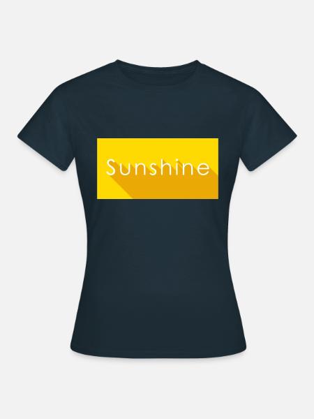 sunshine - Frauen T-Shirt - Navy